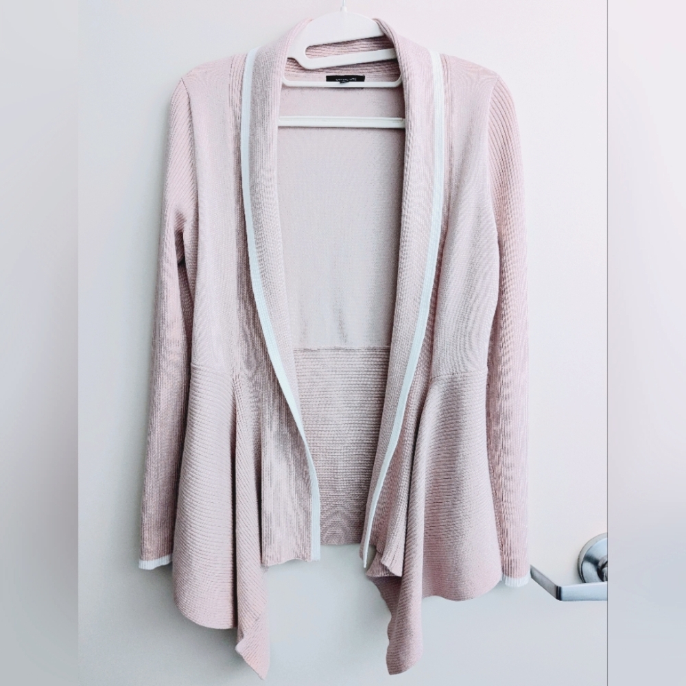 Beautiful Fitted open front hi lol knit cardigan super soft size small S